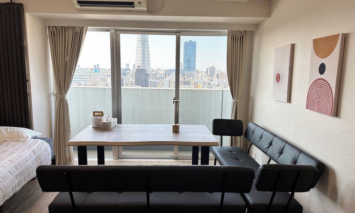Sumida Apartment | Super Skytree View/Asakusa area/Direct train to Shibuya,Shinjuku/Penham House