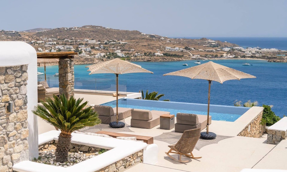 Paraga Villa | Superb Seafront Mykonos Villa | Villa Eros | 4 Bedrooms | Panoramic Sea Views |.