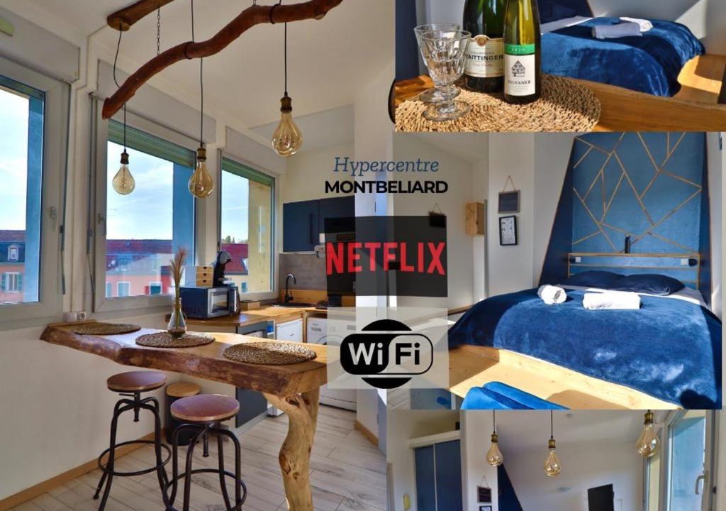 Montbeliard Apartment | Superbe studio cosy et atypique 3 étoiles