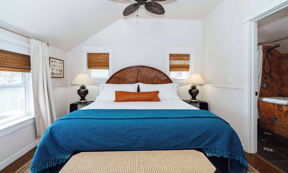 Historic Railroad District House | Swank Suites- Top Floor + Private Patio