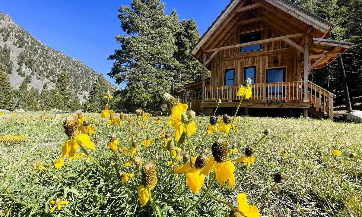 Cameron Cabin | Swiftcurrent Cabin-Cozy Cabin with a Hot Tub on the River next to the Wilderness