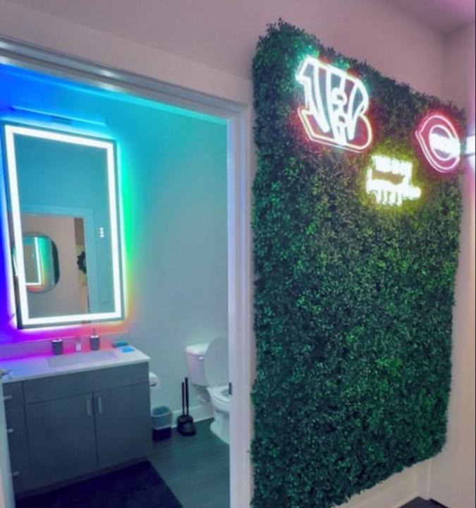 Central Business District Apartment | The 513 Flat! 1BR, 1Bath Apt with Pool and Riverfront View! Free Gated Parking! Only Steps from The banks & Stadiums!