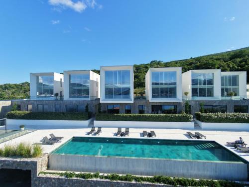Krasici Villa | The Cube Luxury Experience, Boka Bay View, Tivat Kotor Bay, Duplex Pool & Terrace