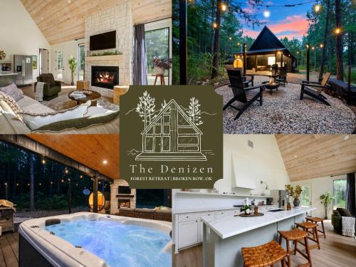 Hochatown House | The Denizen - Forest Retreat Sauna & Hot Tub