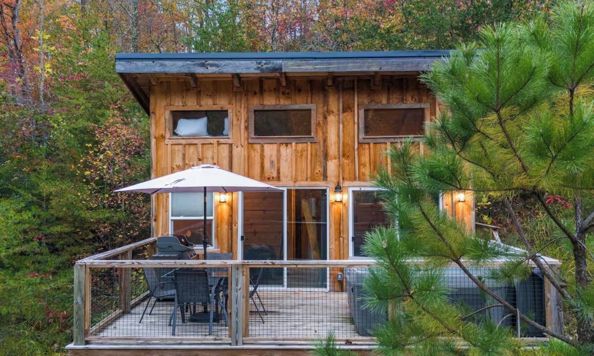 Stanton Cabin | The Dragonfly - Tiny Mountaintop Cabin w/Hot tub