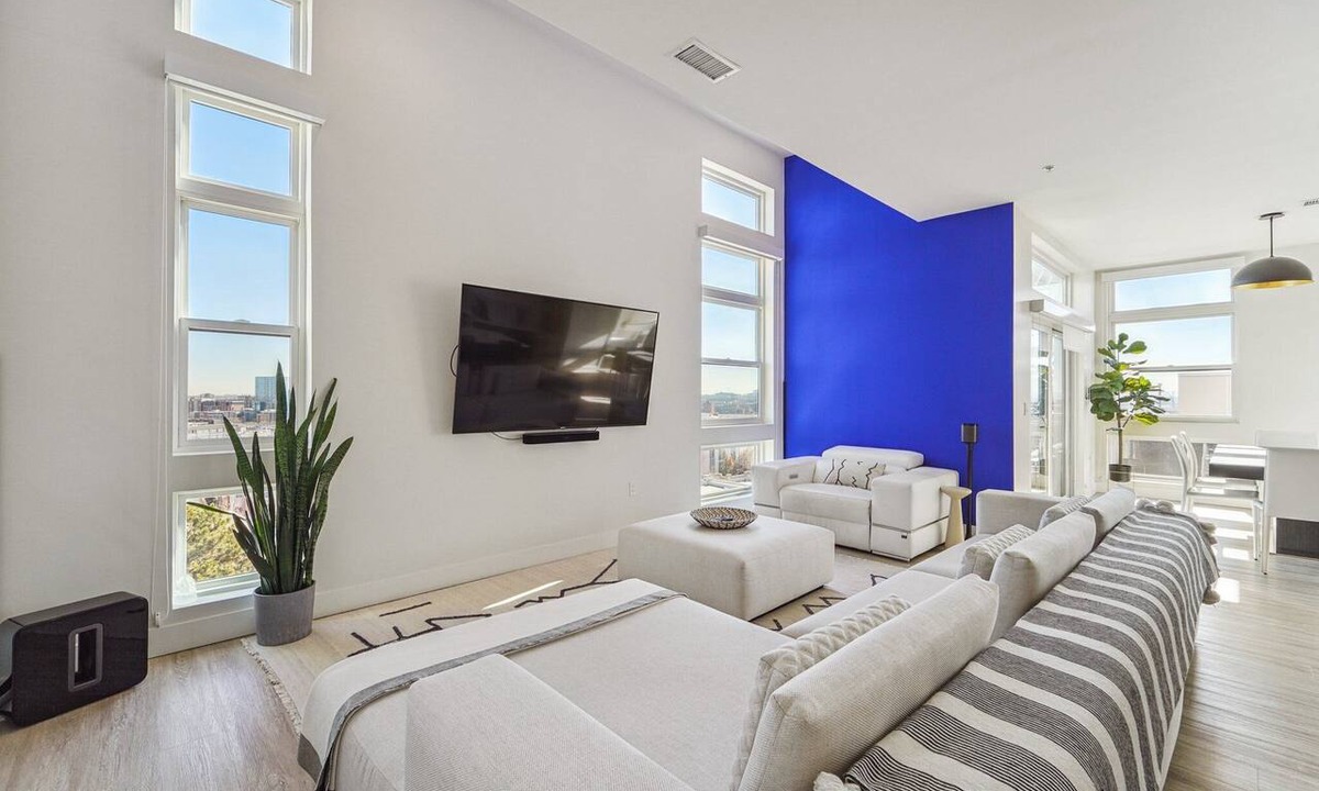 Highland Condo | The Penthouse | Panoramic Views + EV | 3BR LoHi | Dog-Friendly