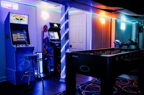 Belmont Cragin House | Theater Game Room Gym Firepit 4BR Home