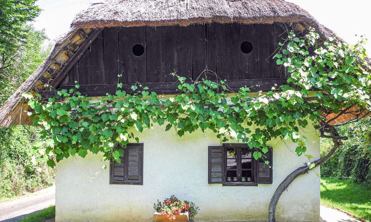 Neumarkt an der Raab House | This thatched farmhouse, built in adobe, was called the 1st studio house of an artists' village.