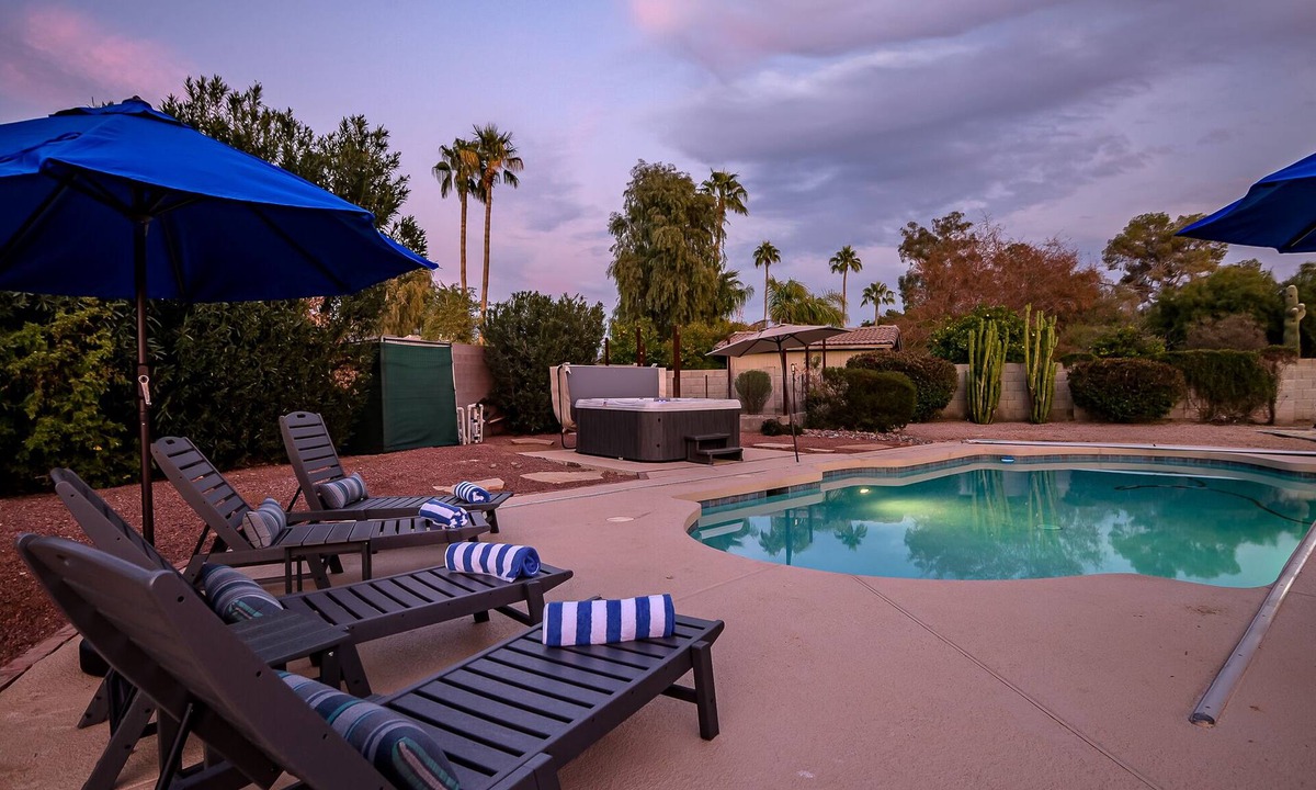 Shea North Estates House | Thunderbird House and Casita w/Pool, Hot Tub, Pickleball, Basketball, and games