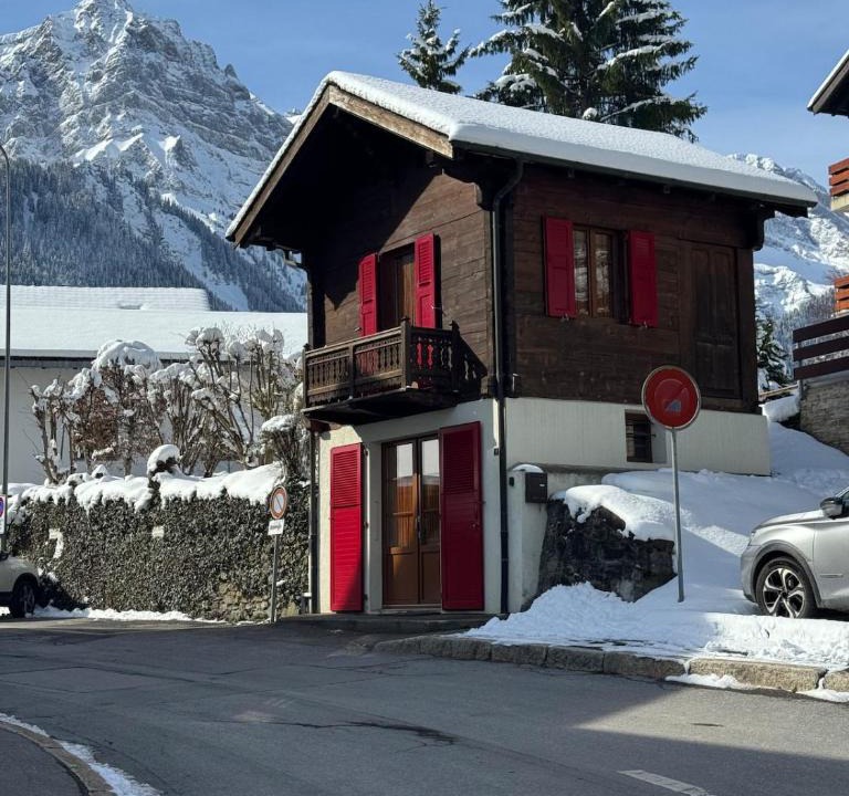 Champery Ski Chalet | Tiny Chalet in Champéry Walk to Ski Lift & Train