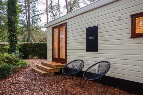 Doornspijk Ski Chalet | Tranquil forest chalet by a pond in Veluwe, sleeps 4