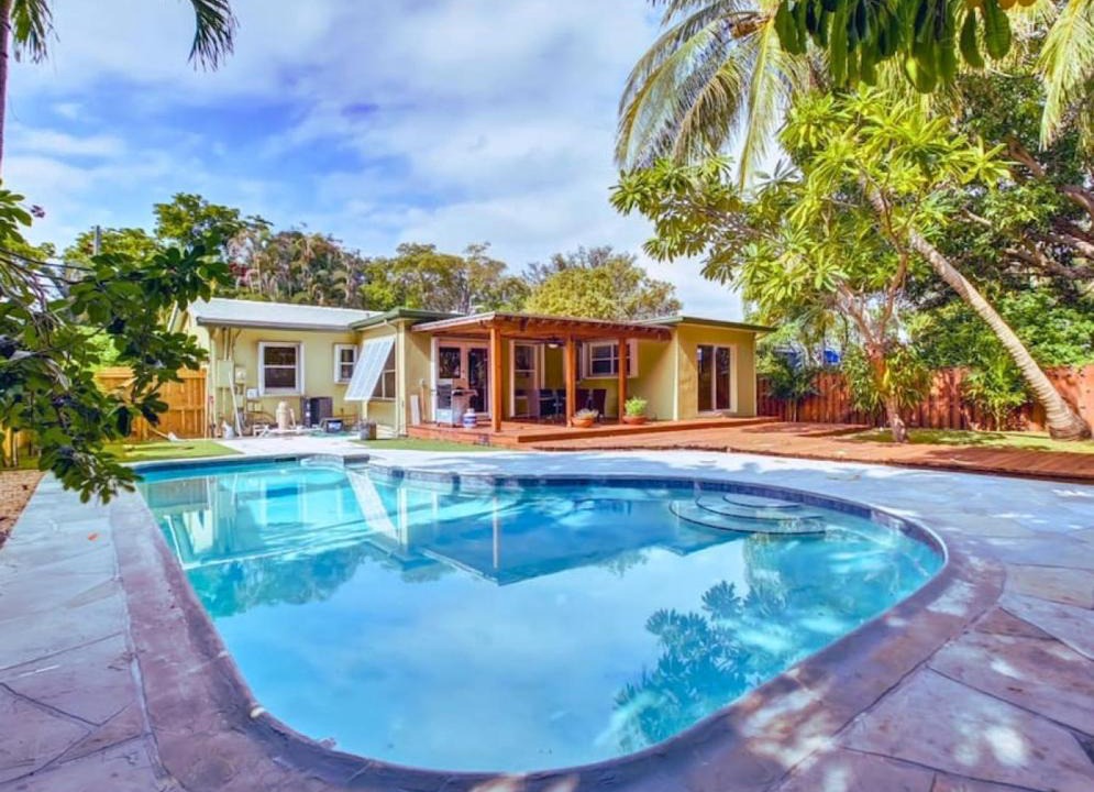 Lake Ridge House | Tranquil Poolside Bliss Pergola Deck Turf Yard