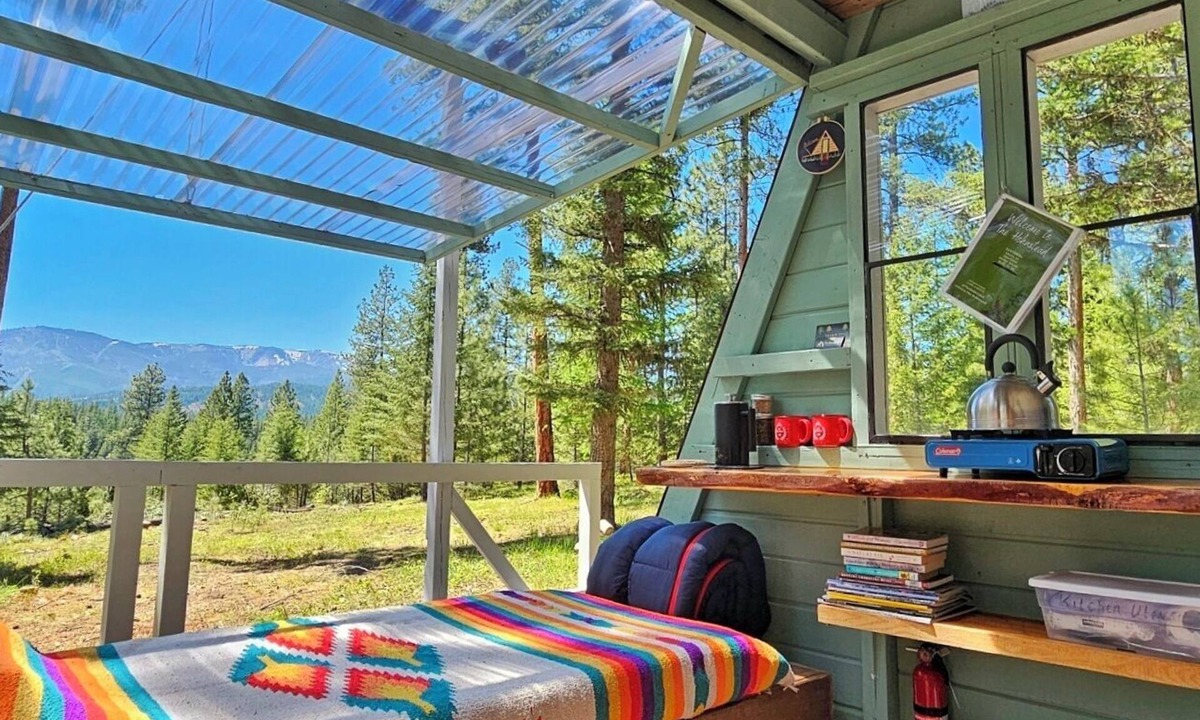 Missoula Cabin | Transforming A-frame Cabin at The Hohnstead Glamping near Missoula, Montana