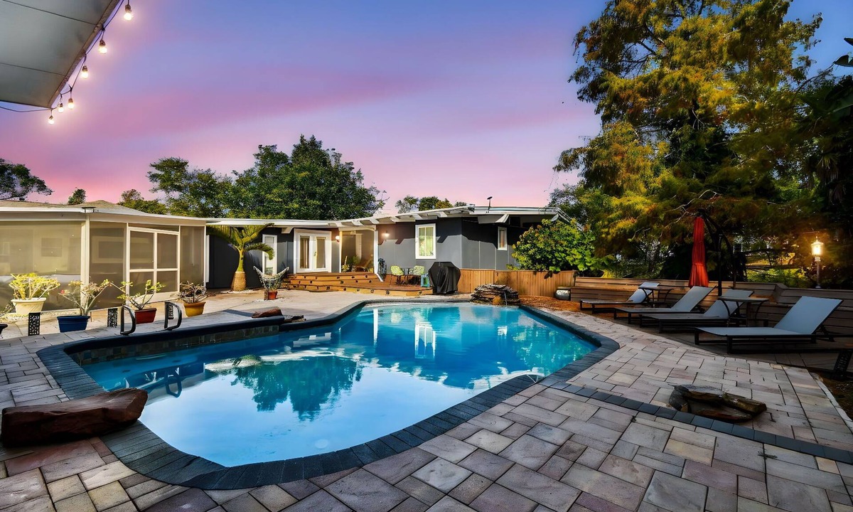 Clearwater House | Tropical Lagoon w/Private Pool & Game Room!