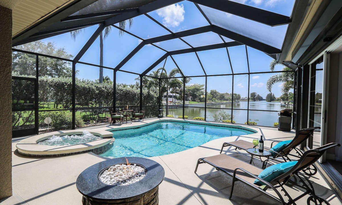 Cape Coral House | Tropical Waterfront Paradise with Amazing Sunset Views!