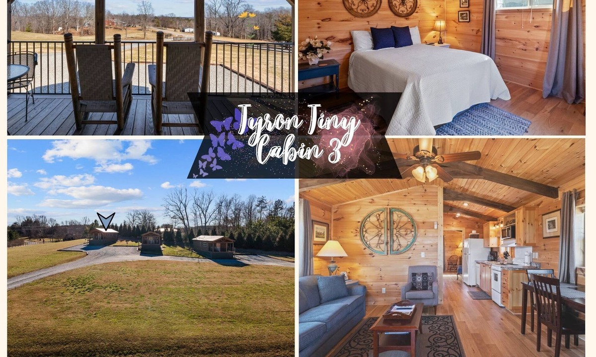 Tryon Cabin | Tryon Tiny Cabin #3 minutes from Equestrian Center