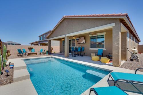 Tucson House | Tucson 4BR Retreat! Private Pool, Fire Pit!