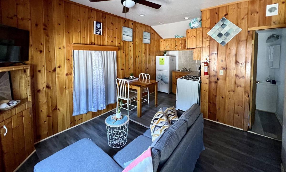 Oscoda Cabin | Two bedroom Cabin 1 at Blue Moon Resort