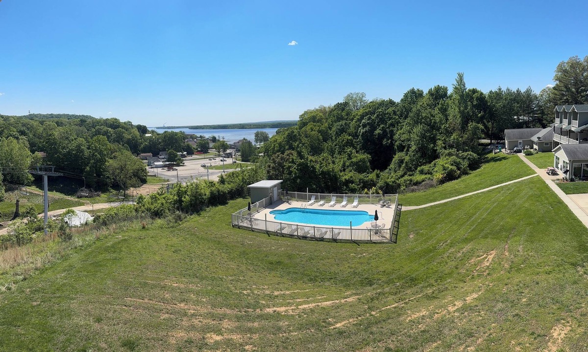 Grafton Condo | Two bedroom, 2 1/2 bath Condo. Great River Views & Pool!