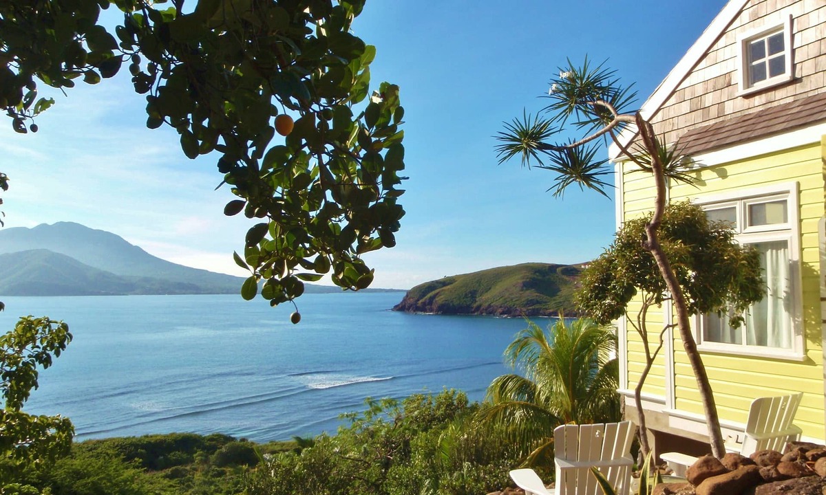 Frigate Bay Cottage | Two for One! Charming Cottage on hillside with private lounge on Turtle Beach!
