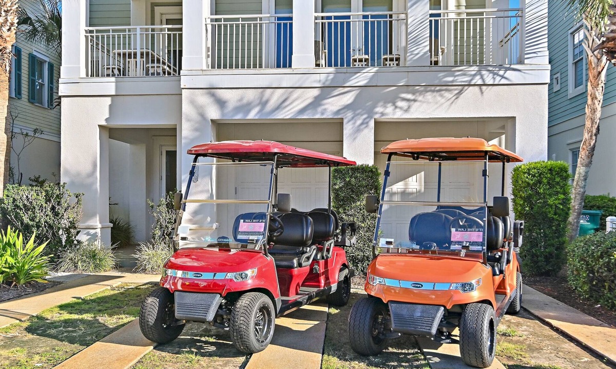 Frangista Beach House | Two Golf Carts ~ Private Pool ~ Balcony