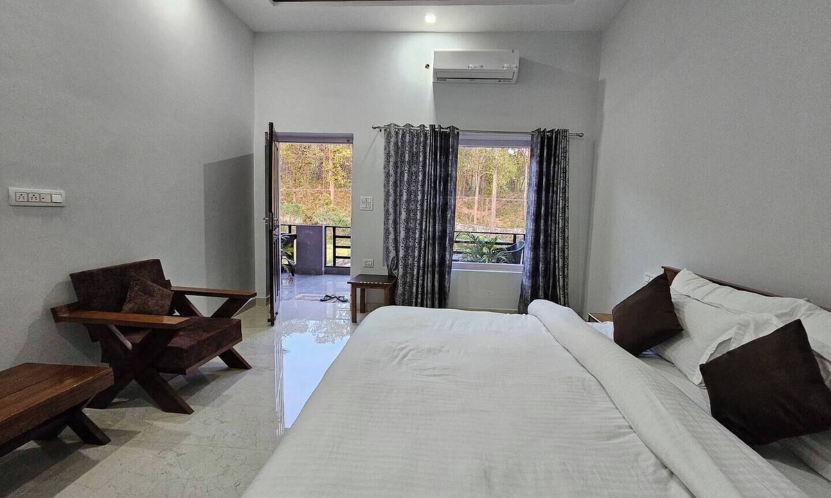 Ramnagar Bed & Breakfast | Two Spacious Rooms w/Balcony in Naturalist's Home