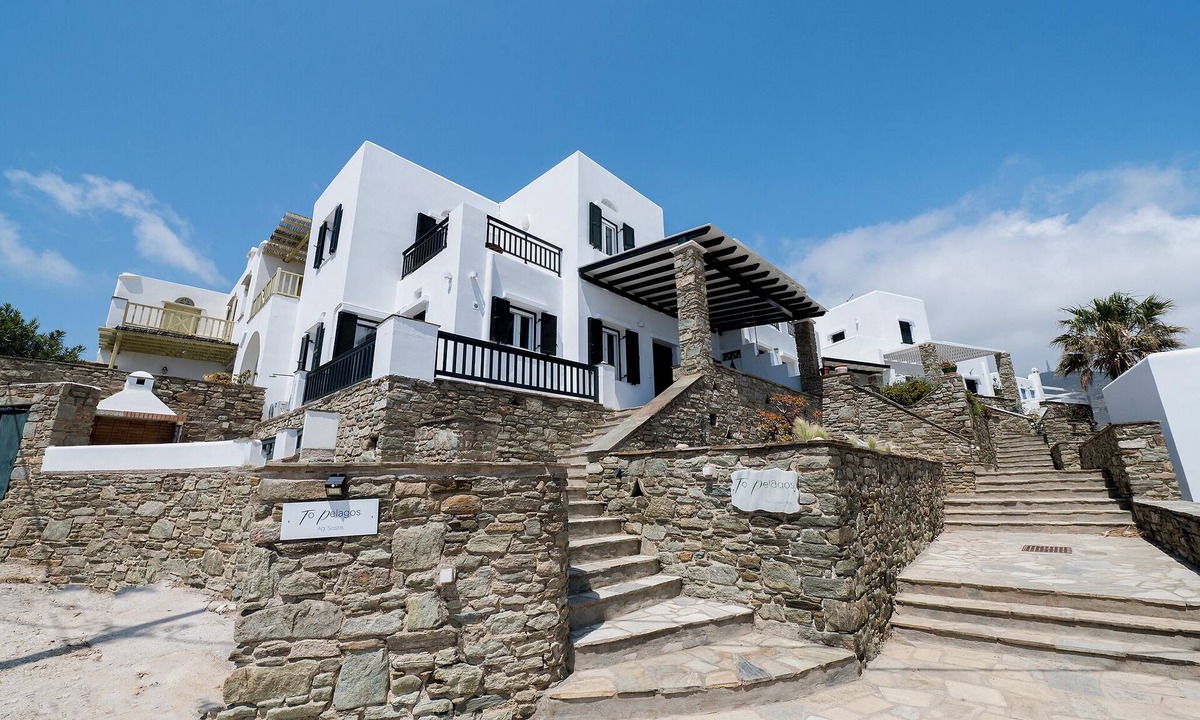 Agios Sostis Villa | Typical Cycladic villa with a breathtaking sea view