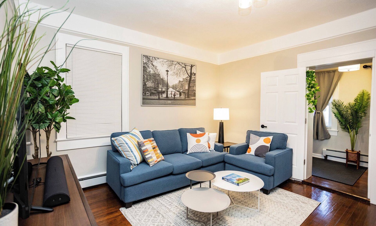 Ampere Apartment | Unique 1 BR. In-Unit Laundry, Parking, Private Entrance, Yoga Gym, Office