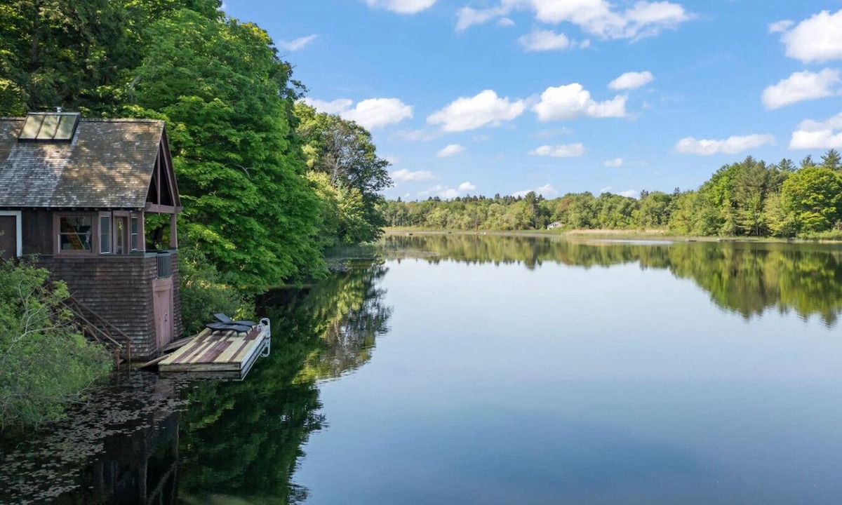 Town of Copake House | Unique 30 Acre Waterfront Retreat with Tons of Privacy