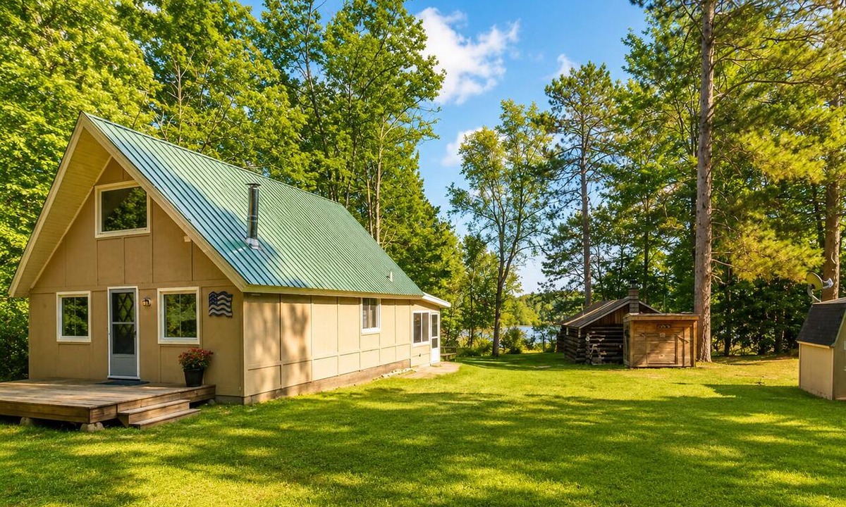 Manton Cottage | Unique A-Frame w/ Bonus Cabin Near Lake Missaukee