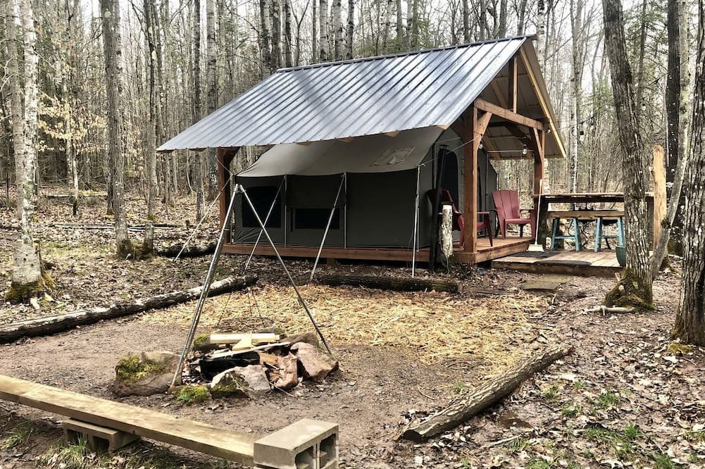 Bayfield RV Rental | Unique Glamping Getaway in Bayfield, Perfect for Outdoor Adventures and Sailing Lovers in Wisconsin!