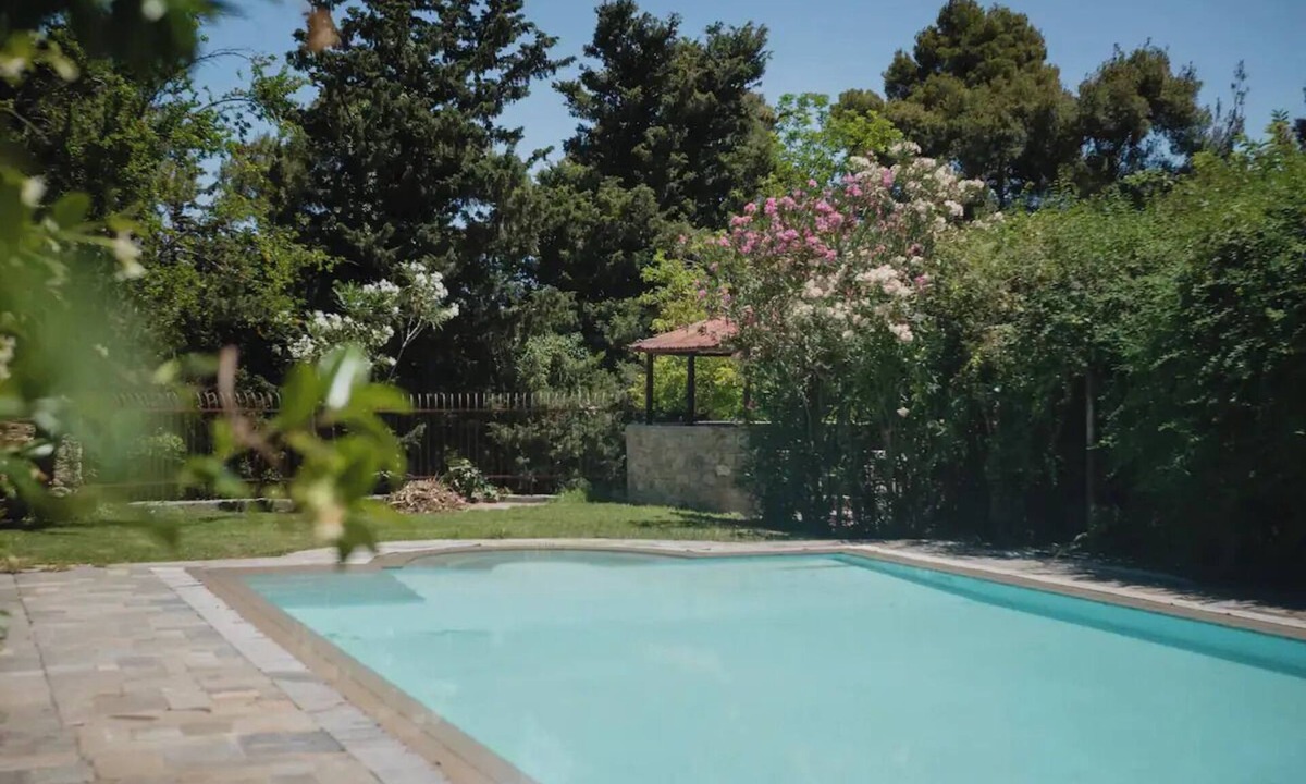 Mantoudi-Limni-Agia Anna House | Unique historical & charm full Estate with pool near the beach with yoga room