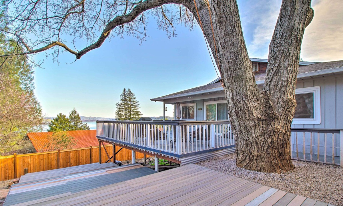Kelseyville House | Unique Home w/ Deck, Grill, Lake & Mtn Views!
