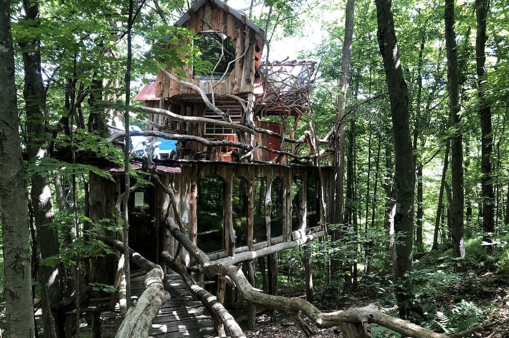 West Pawlet House | Uniquely Crafted Tree House Rental near Lake Saint Catherine, Vermont