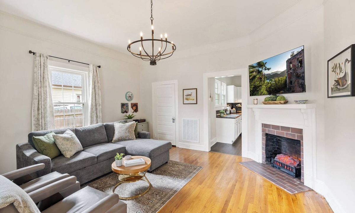 Kannapolis House | University Mill House, King, Backyard Oasis With Fire Pit and Hammock, Parks