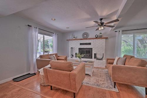 Whispering Pines House | Whispering Pines Home: Fire Pit, Near Scenic Hikes