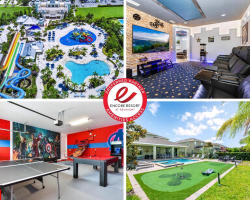 Historic Downtown Kissimmee House | Utopic Home With Themed Rooms, Game And Media Room And Waterpark & Resort Access Near Disney At Encore Resorts Reunion - 270Cl