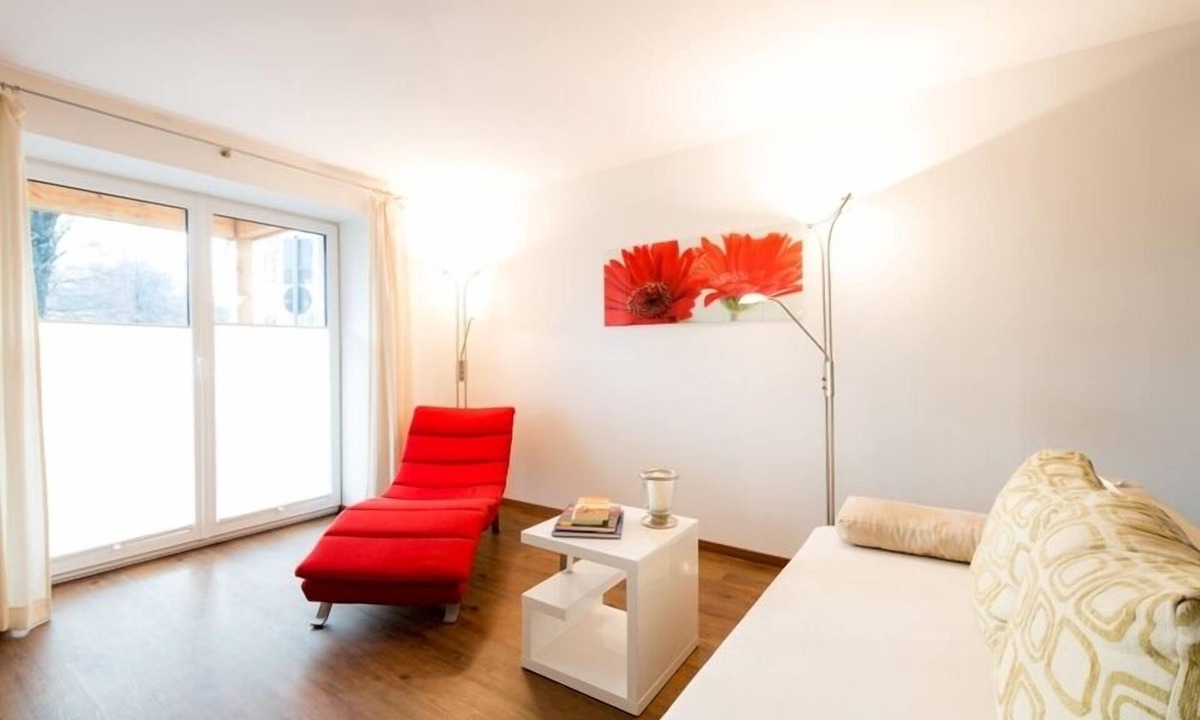 Bad Aibling Apartment | Vacation apartment 6, 34 sqm, top floor with south-facing balcony
