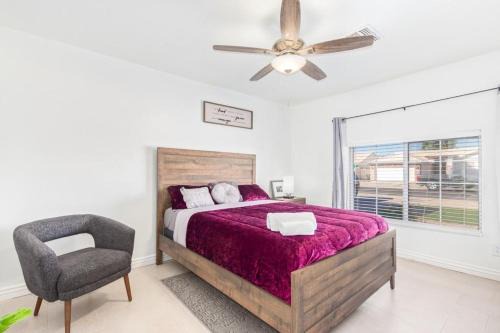 Maryvale House | Vernon House -Cozy Vacation Home Near State Farm Stadium with Gym-Kitchen-Free Parking