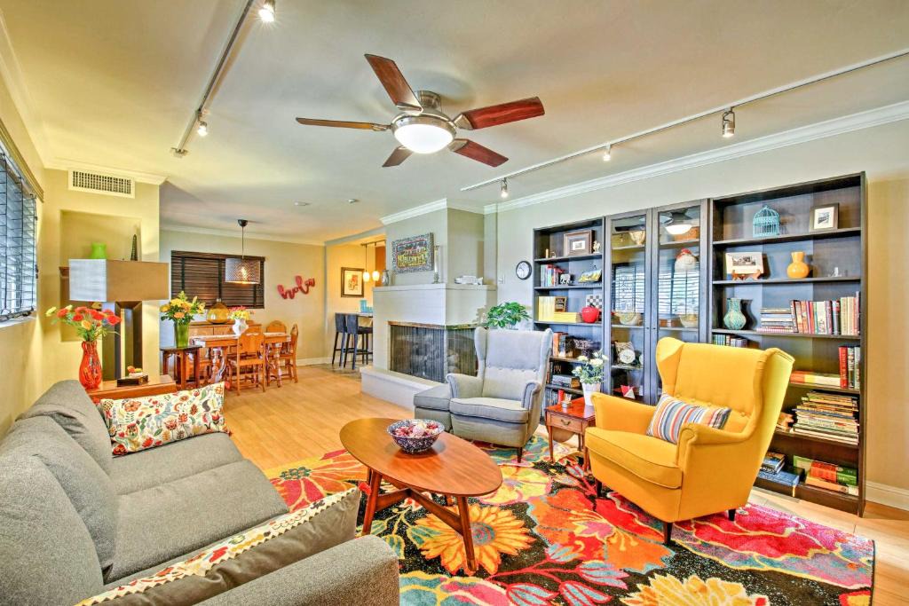 South Country Club Manor House | Vibrant Home with Patio about 3 Mi to Downtown Phoenix!