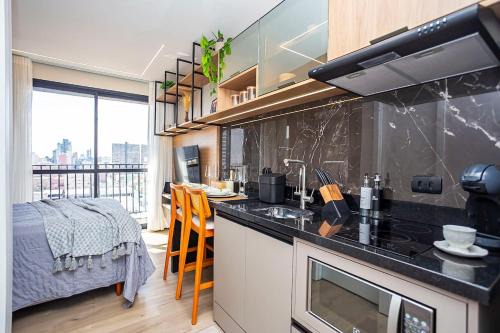 Matriz Apartment | Victor Prime Studio Andar Alto no Centro