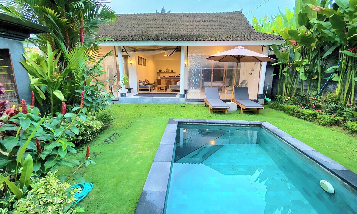 Babakan Villa | Villa 2 Beds Spacious Outdoor Private Tropical Garden Pool Canggu Bali Calm Area