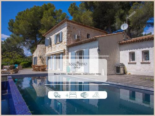 Le Dramont Villa | Villa, 8 pers, pieds dans l'eau