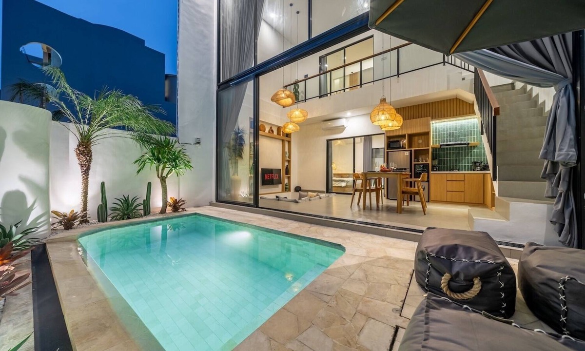 Pererenan Villa | Villa Arcelio Luxury 2BR Villa Steps from Jungle Padel and Gym