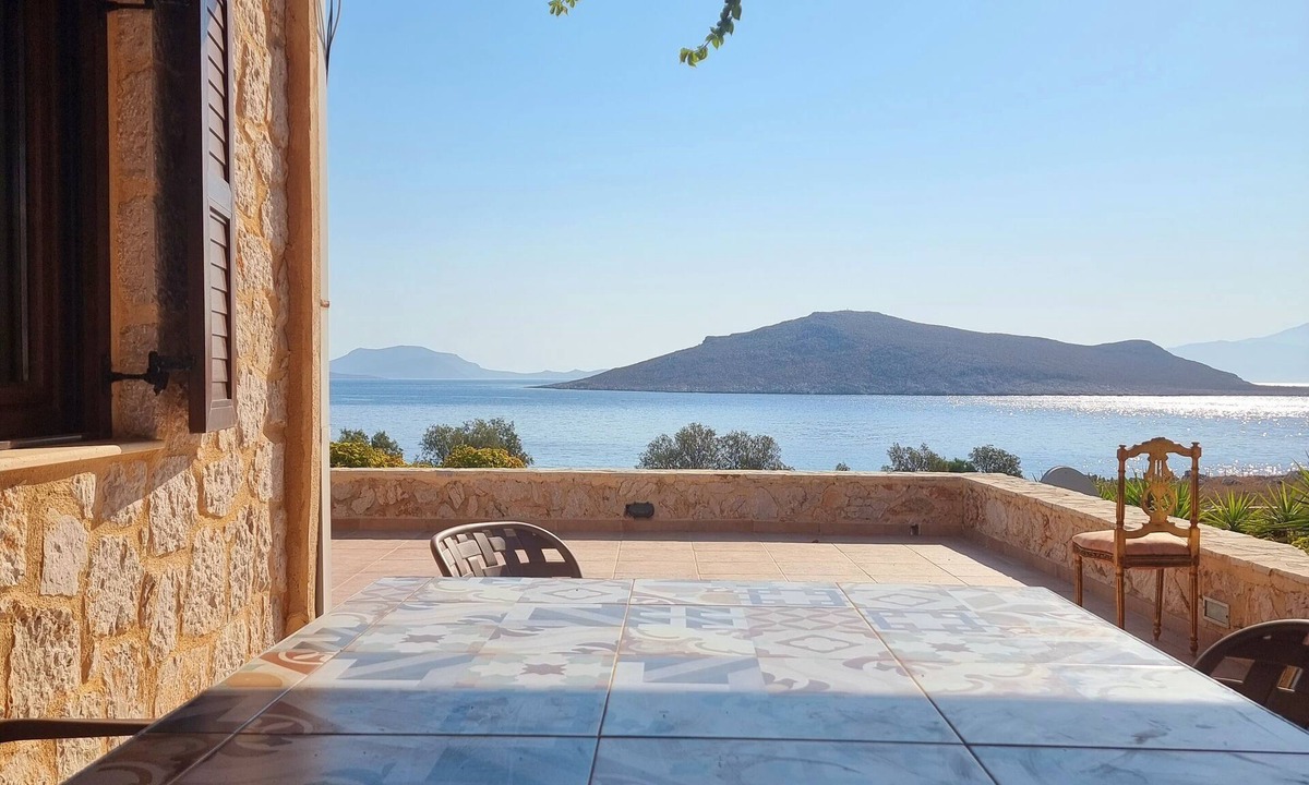 Halki Villa | Villa Blu beach front