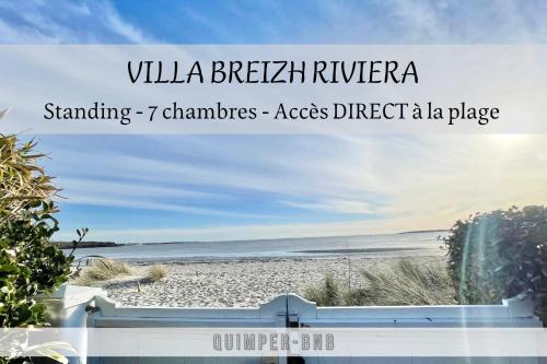 La Foret-Fouesnant Villa | VILLA BREIZH RIVIERA - La plage au bout du jardin !