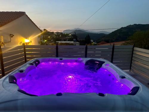 Plakalona Villa | Villa Eftychia Serene Getaway with Hot Tub in a Quiet Location