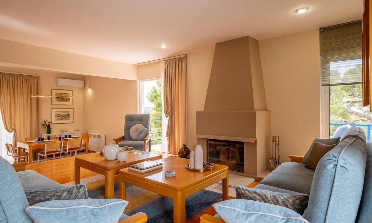 Lavrio Villa | Villa Elisa 6ppl Poseidon Temple & Sea View, Sounio