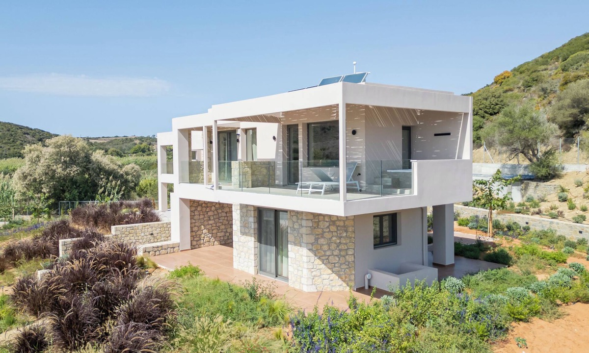 Pylos-Nestoras Villa | Villa Frame | Quiet Luxury with 2 Jacuzzis & Panoramic Sea View in Methoni