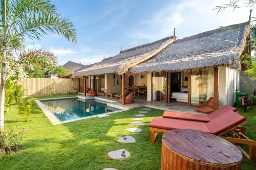 Gili Air Villa | Villa Krilu - Spacious private 2-bedroom & pool